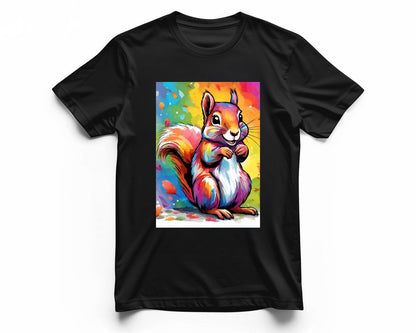 Squirrel painted with watercolor - @ArtOfPainting