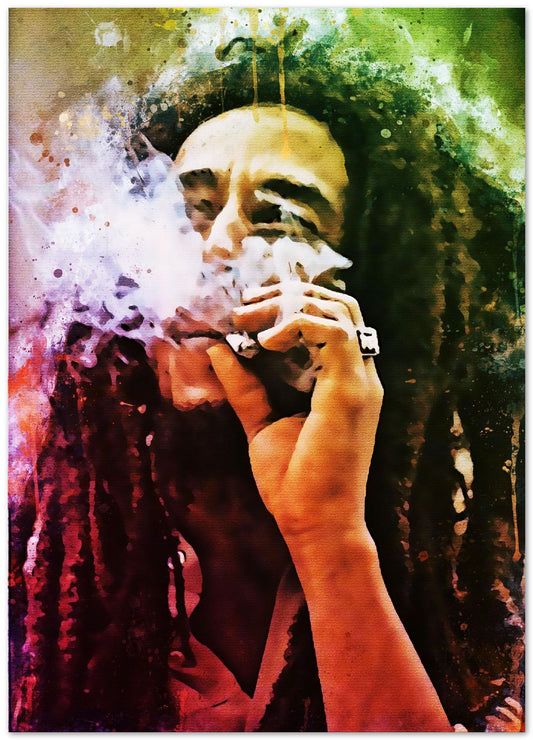 splatter by Bob Marley new art - @4147_design