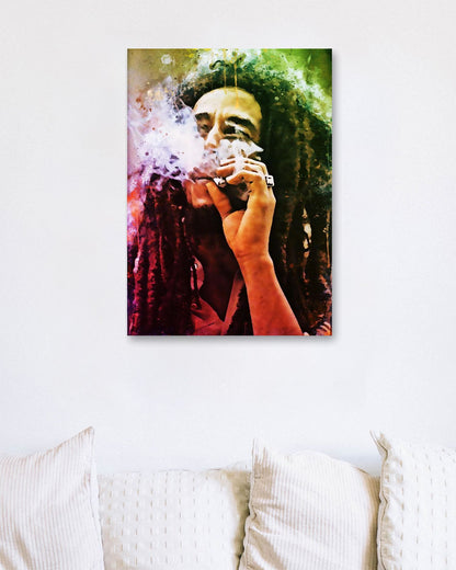 splatter by Bob Marley new art - @4147_design