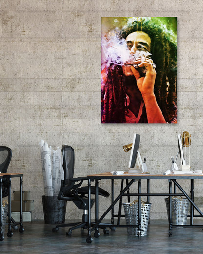 splatter by Bob Marley new art - @4147_design