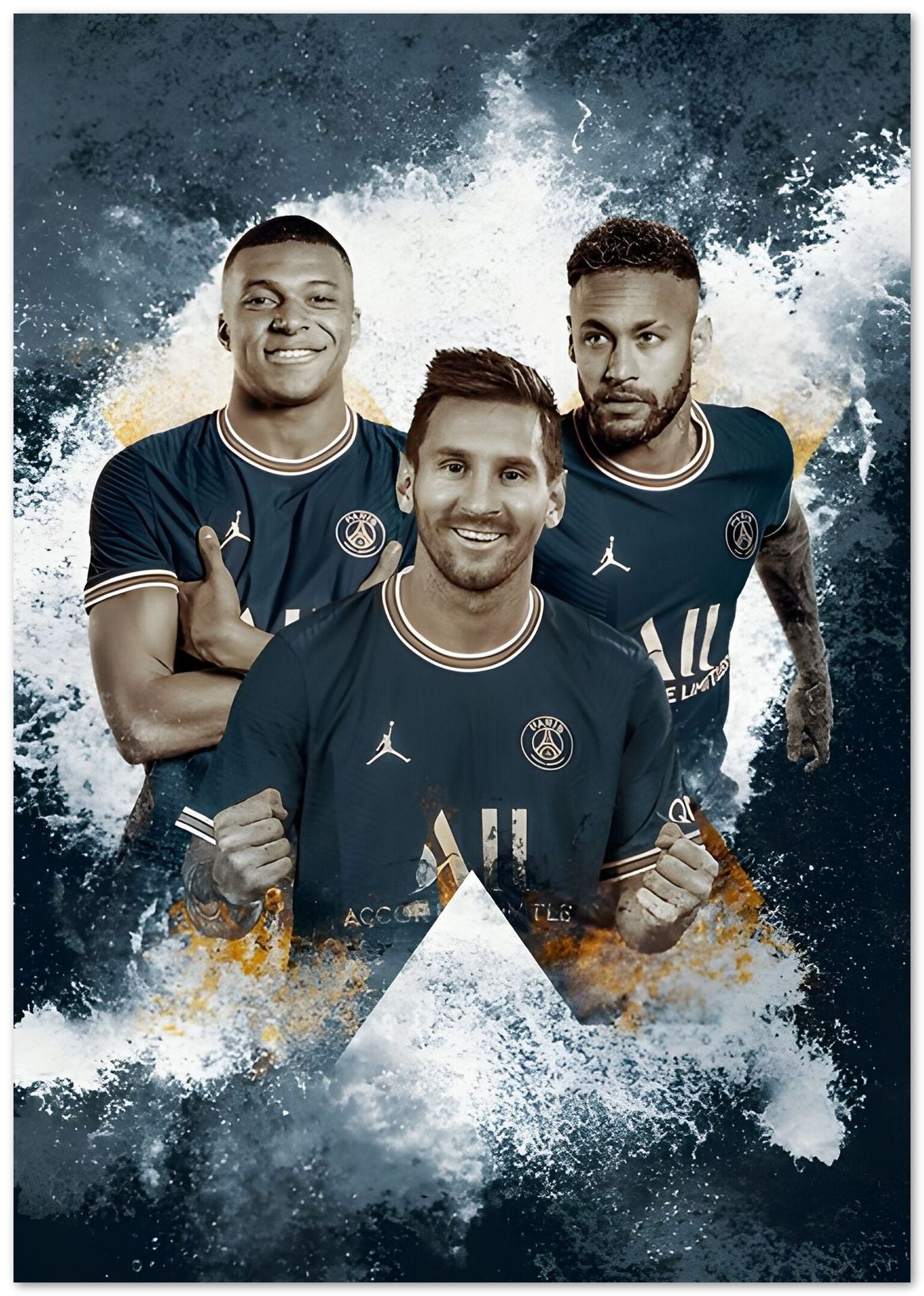 messi x neymar x mbappe - @GoldLine