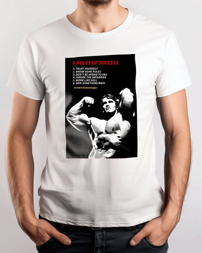 Tee Arnold Schwarzenegger quotes - @GoldLine