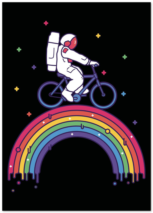 Astro Rainbow - @JellyPixels