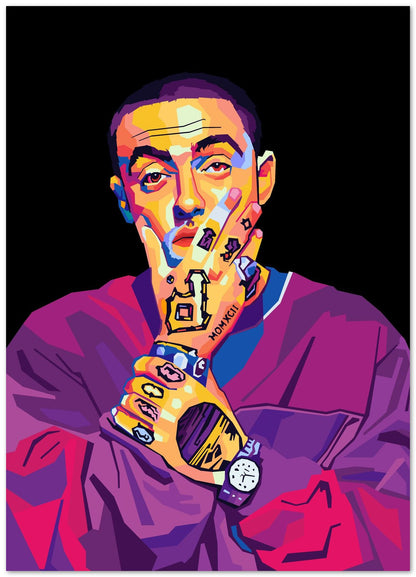 MAC MILLER POP ART - @AzlanXavier