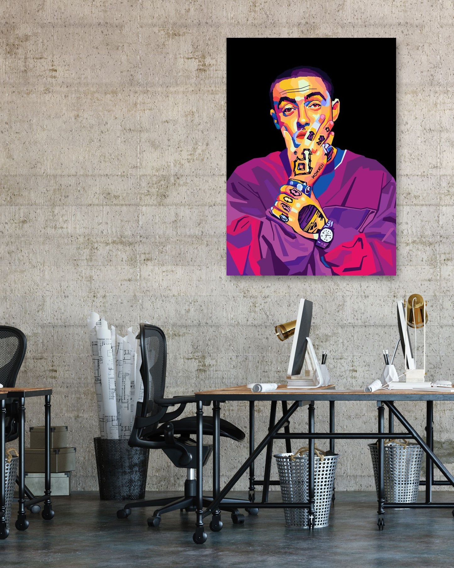 MAC MILLER POP ART - @AzlanXavier