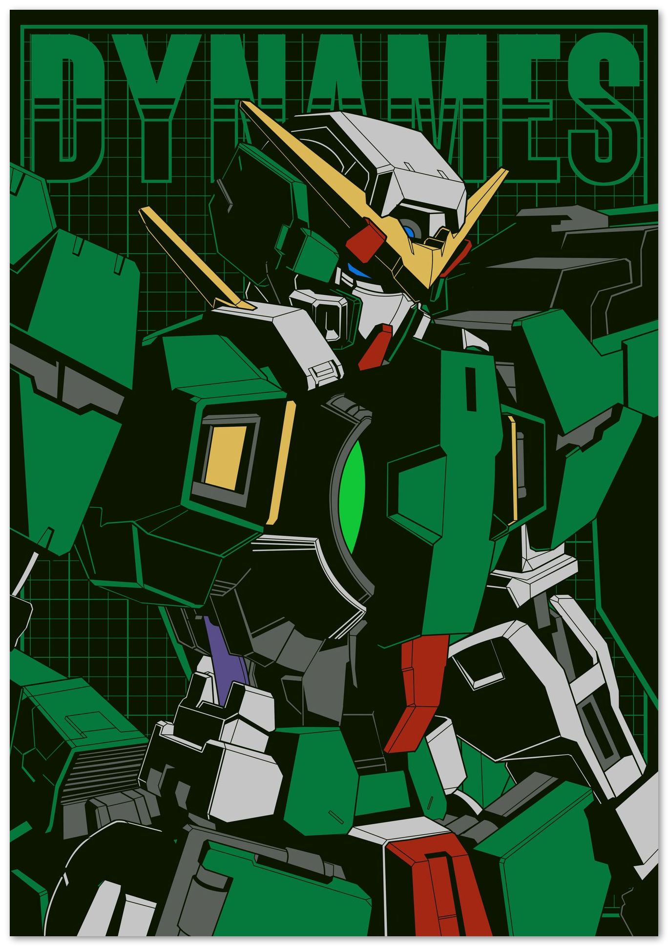 Gundam Dynames - @WahyudiArtwork