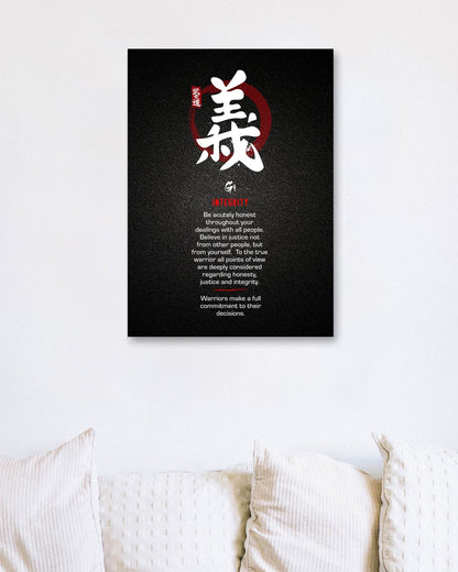 Kanji bushido integrity - @Artnesia