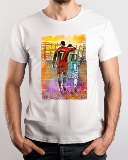 Tee Messi And Ronaldo - @ArtStyle