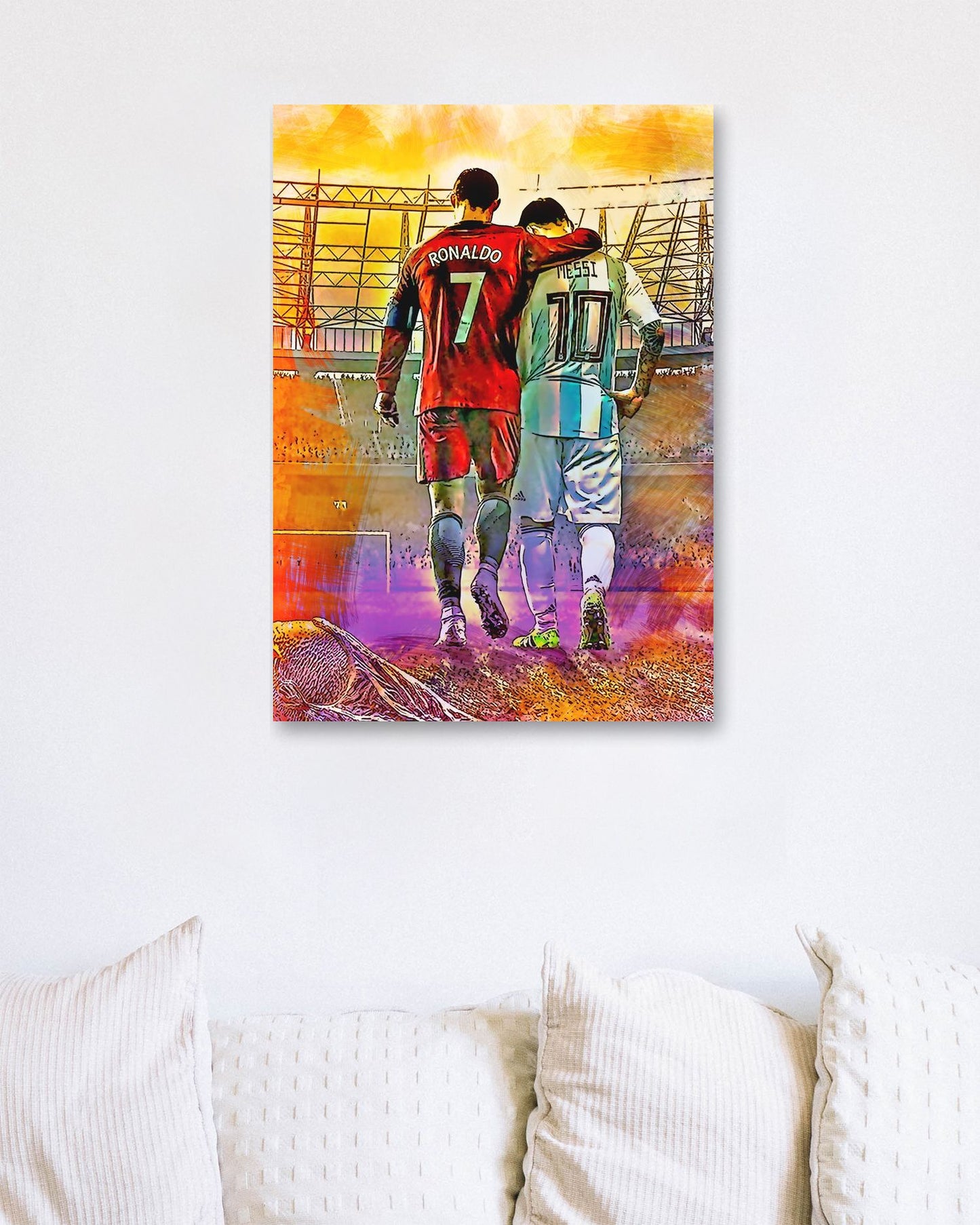 Messi And Ronaldo - @ArtStyle