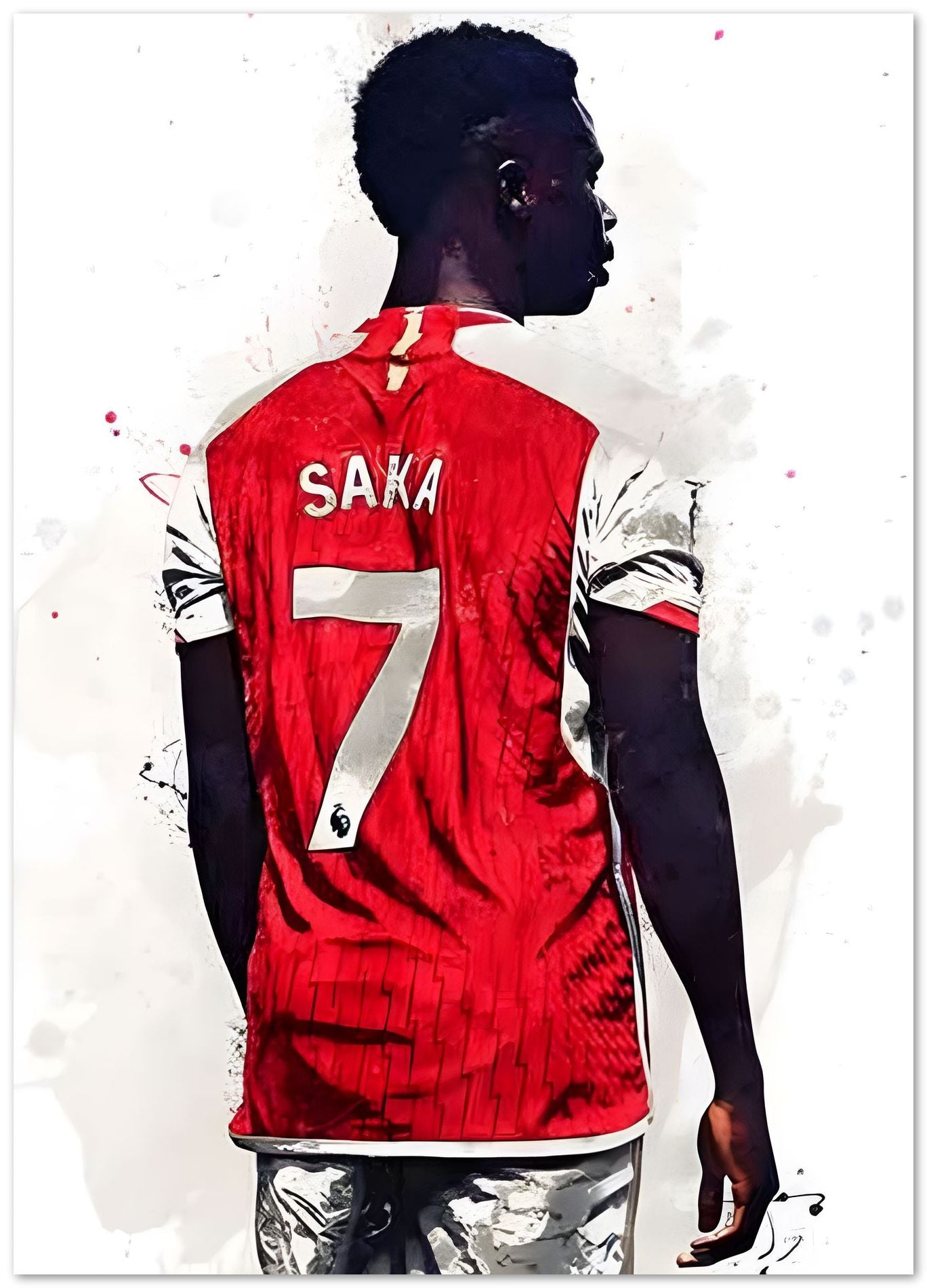 Bukayo Saka Arsenal Portrait - @ArtStyle