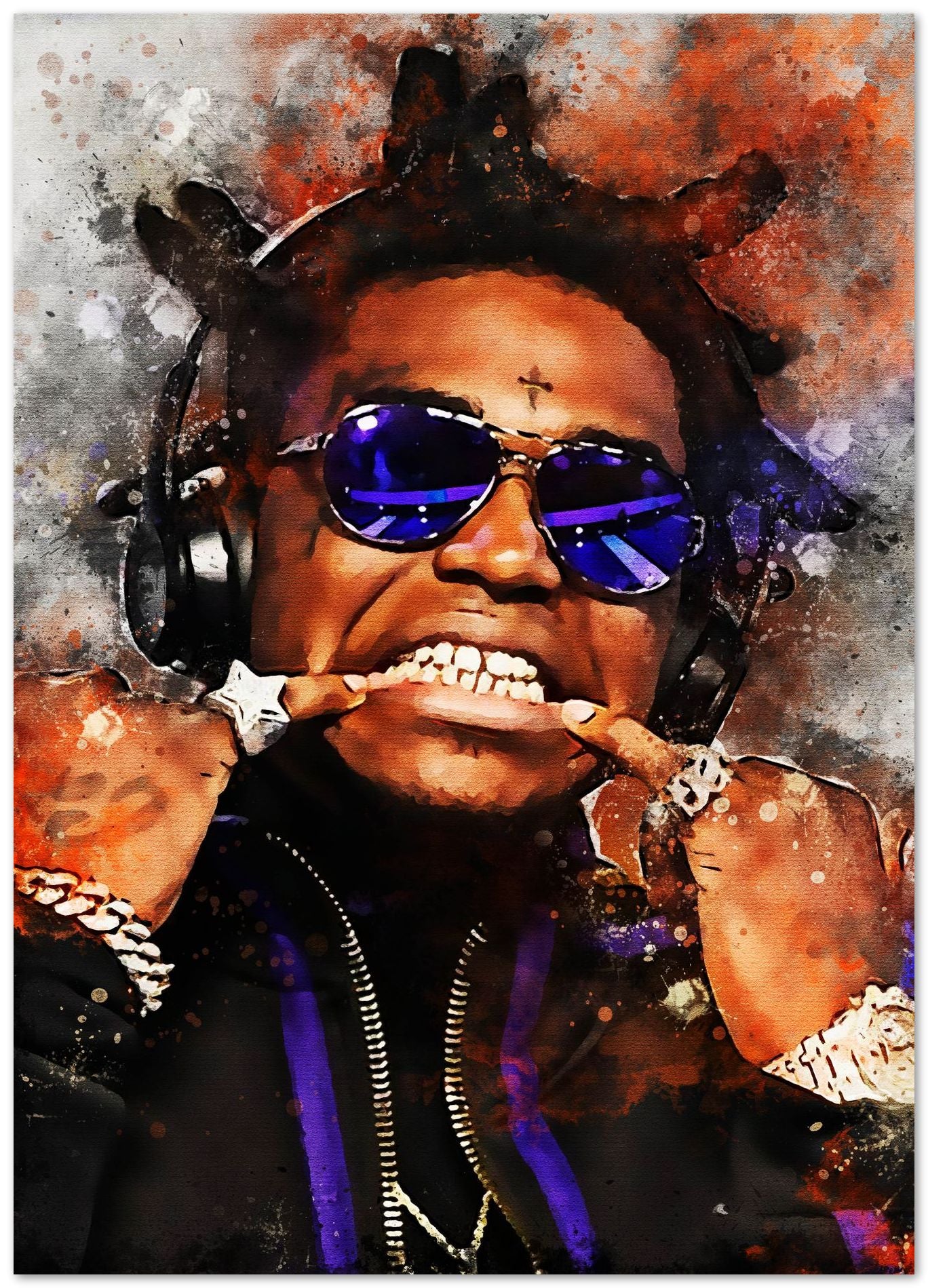 splatter by Kodak black - @4147_design