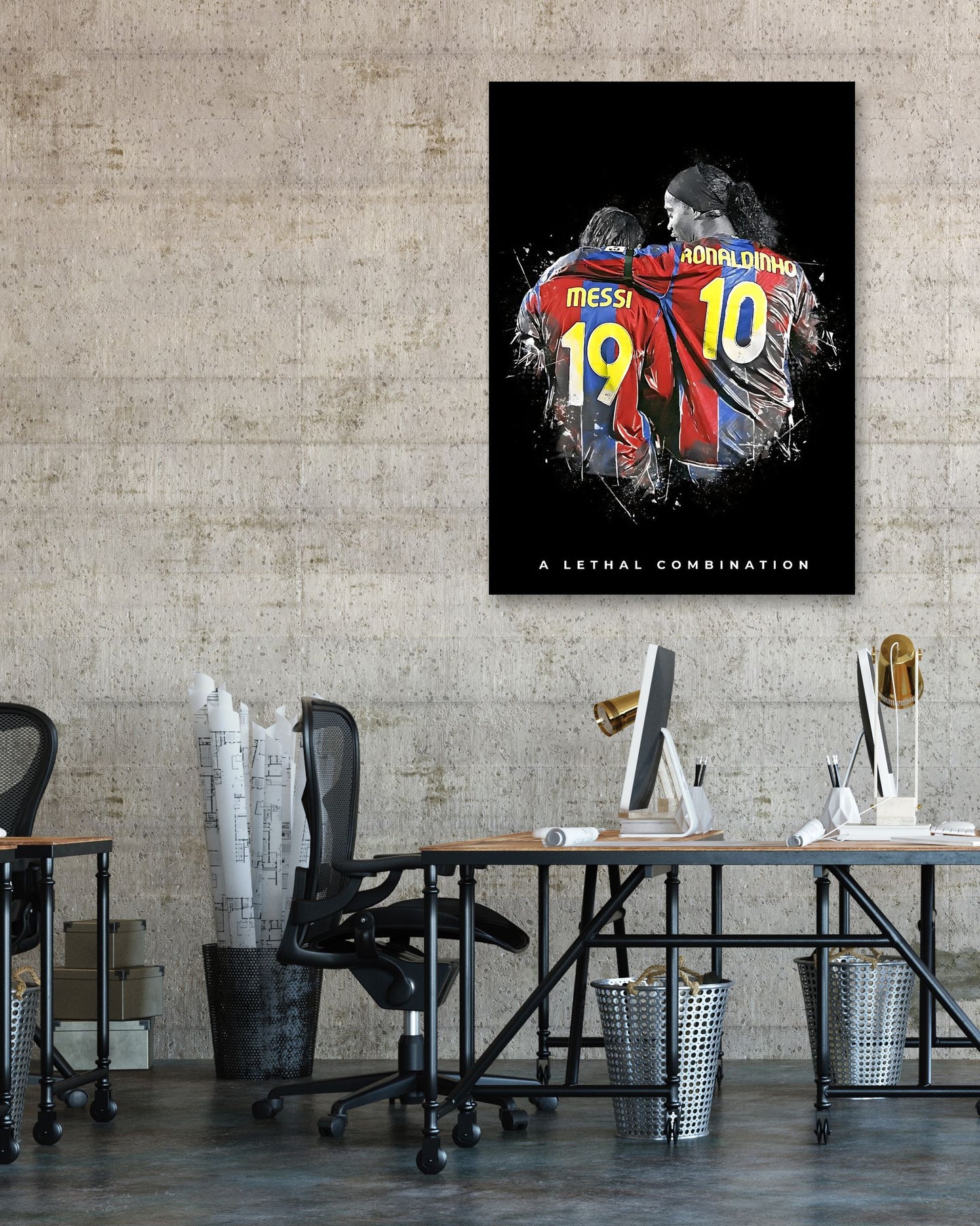 Ronaldinho x Messi - @SportDesign