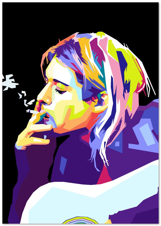 kurt cobain pop art - @hikenthree