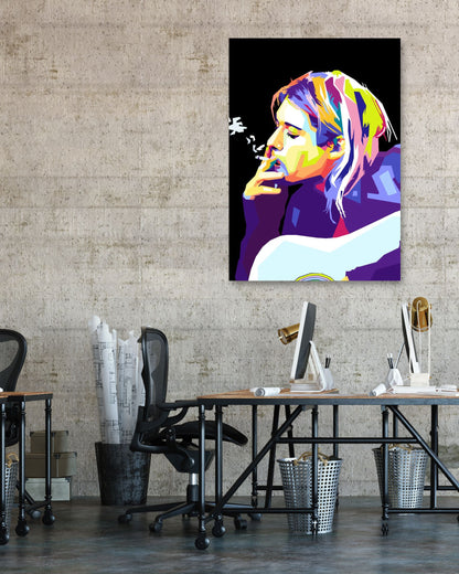 kurt cobain pop art - @hikenthree