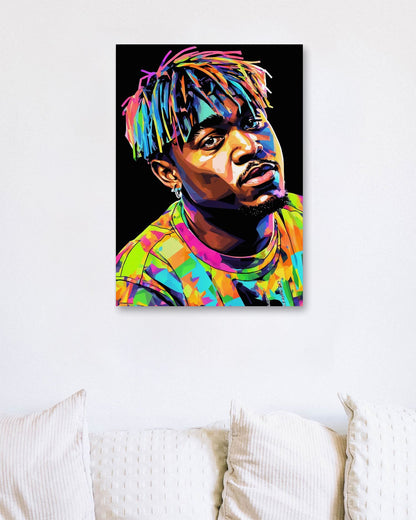 Juice WRLD Pop art - @GarageMusic