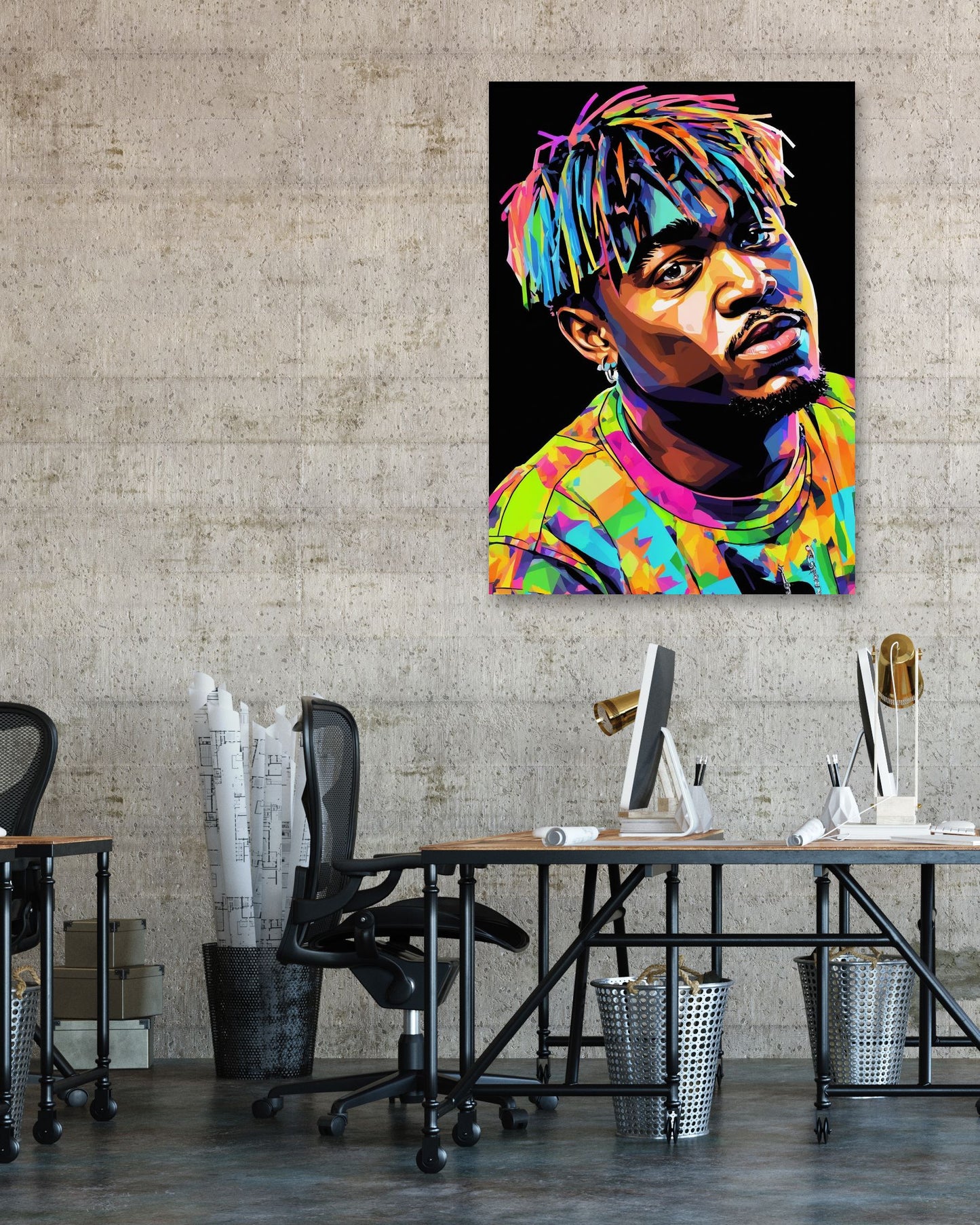 Juice WRLD Pop art - @GarageMusic