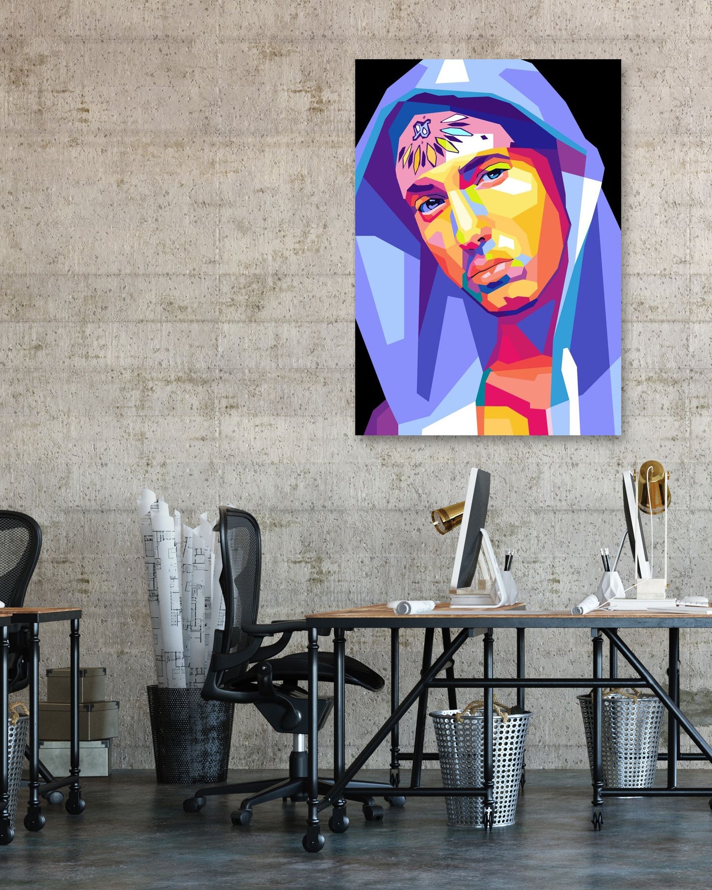 eminem wpap pop art - @hikenthree