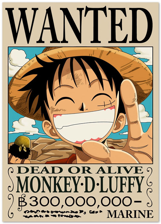 wanted luffy - @chevi