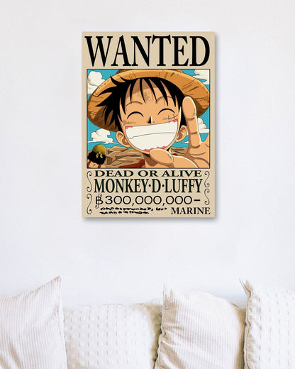 wanted luffy - @chevi