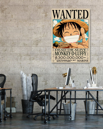 wanted luffy - @chevi