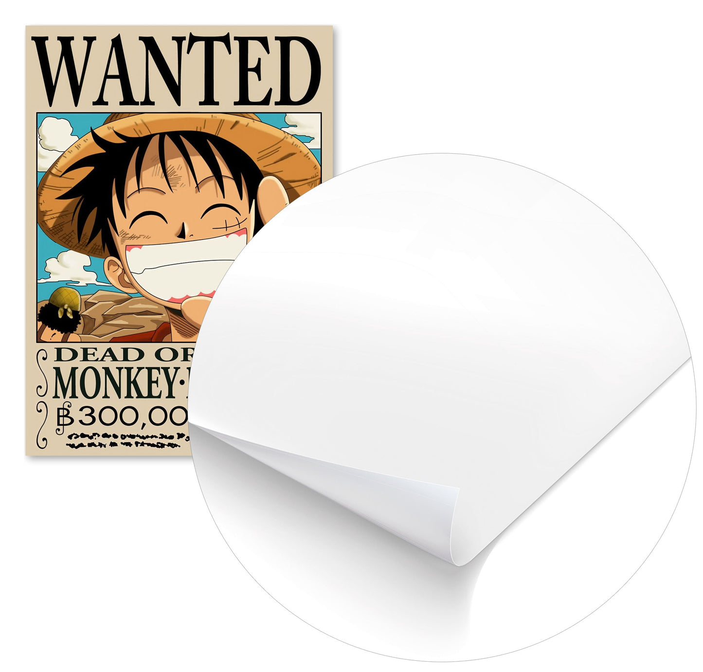 wanted luffy - @chevi