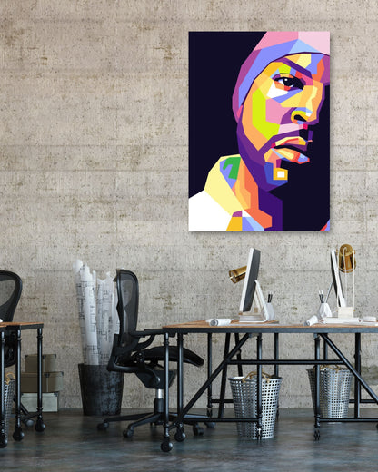 ice cube wpap pop art - @hikenthree