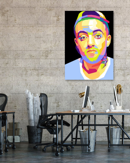 Mac Miller Wpap Pop Art - @hikenthree