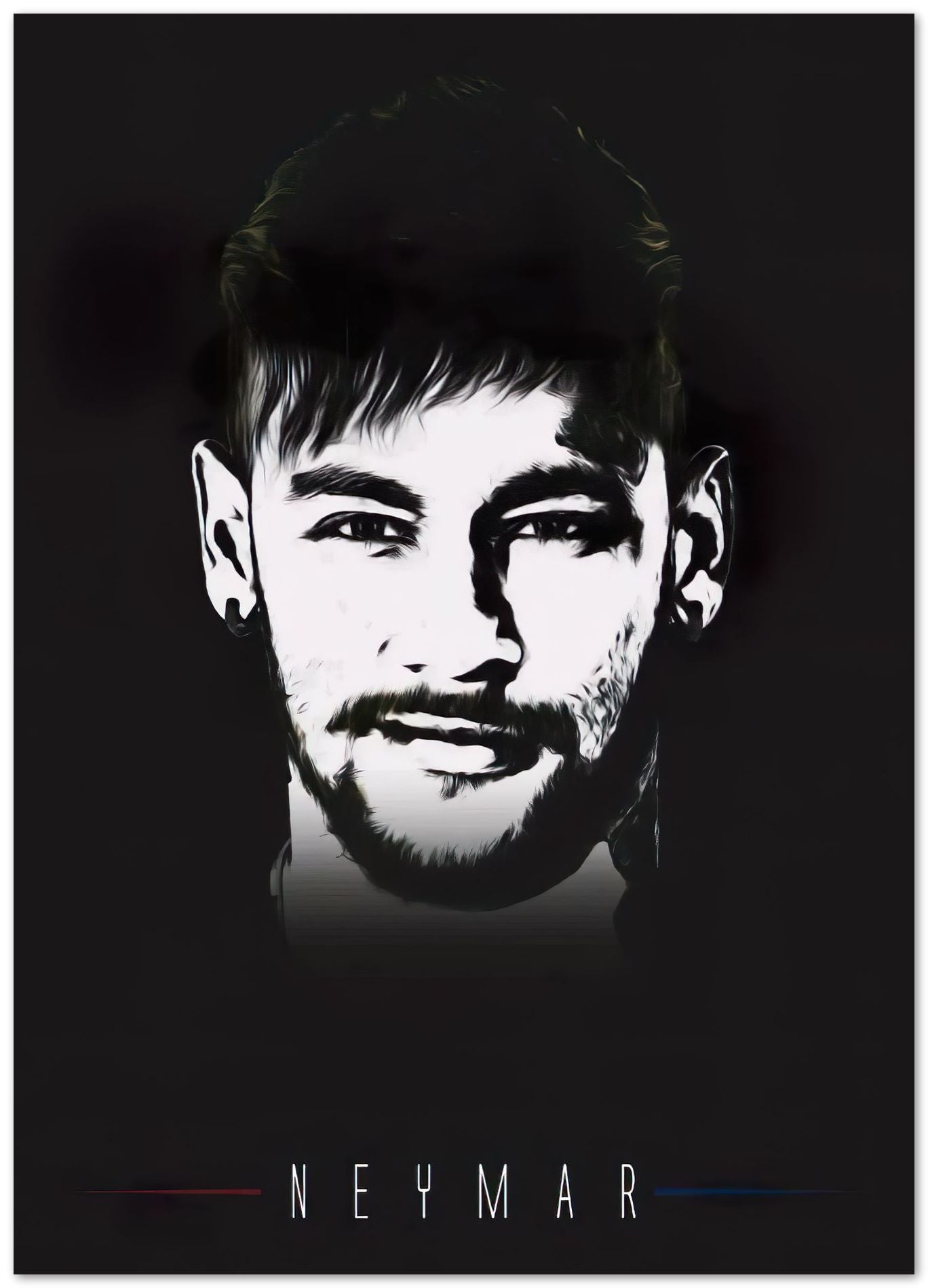 Neymar line Art - @SportDesign