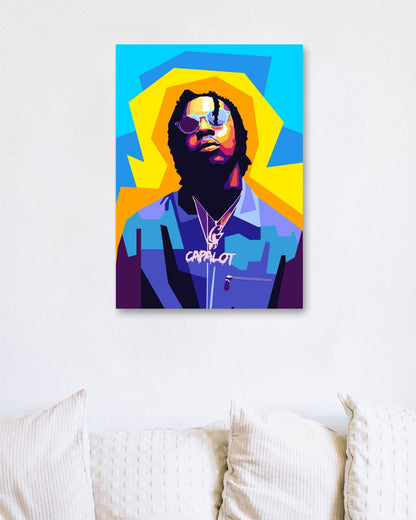 Polo G Wpap Pop Art - @hikenthree