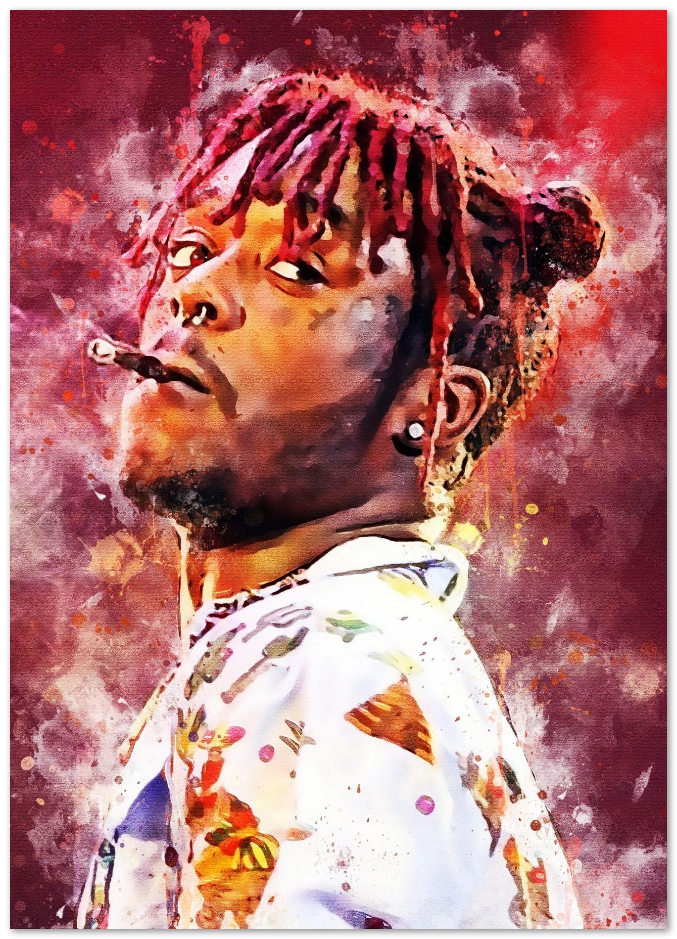 splatter by Lil uzi vert new art - @4147_design