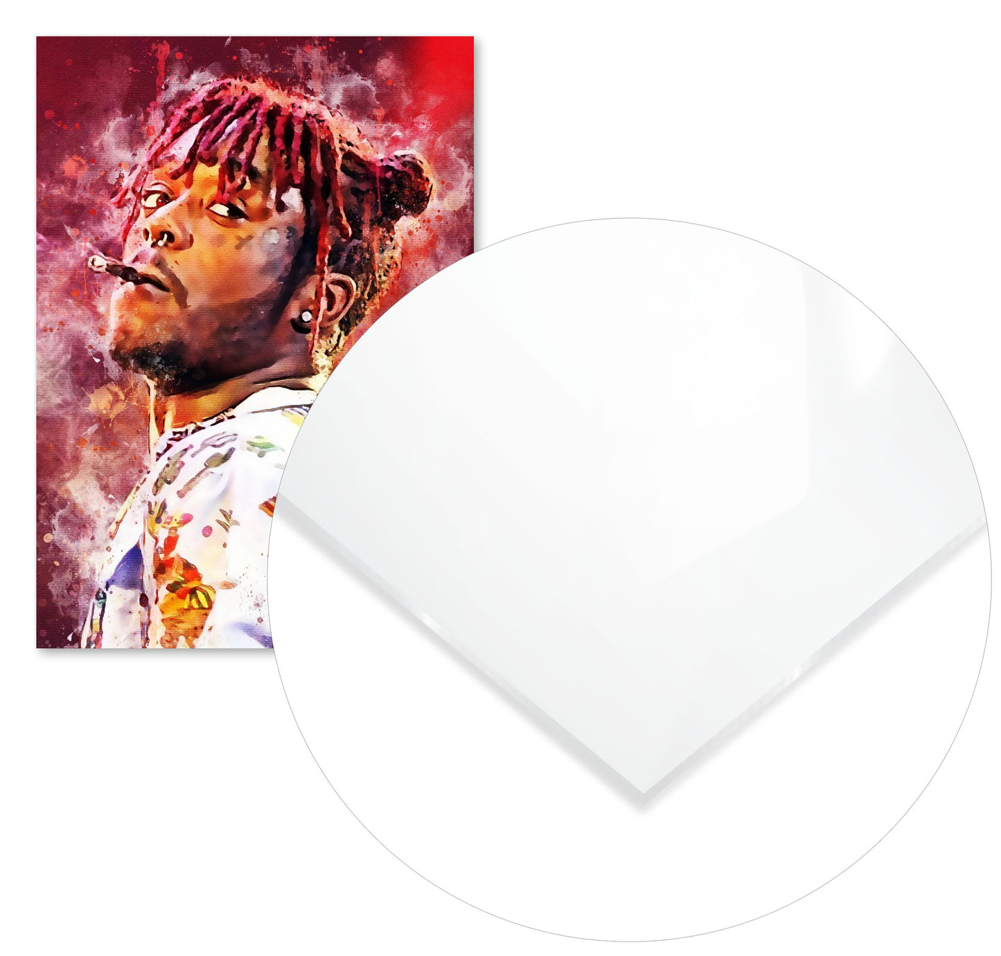 splatter by Lil uzi vert new art - @4147_design