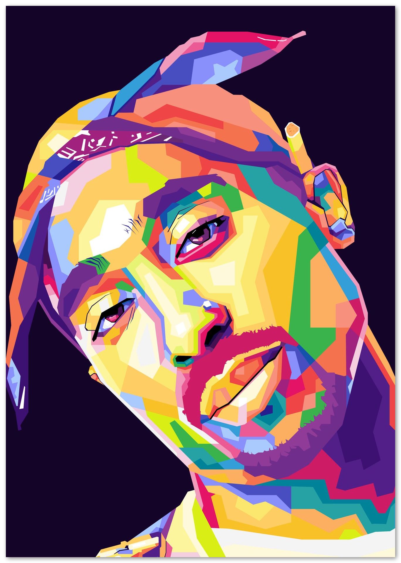 TUPAC SHAKUR POP ART - @hikenthree