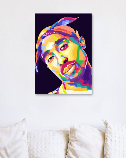 TUPAC SHAKUR POP ART - @hikenthree