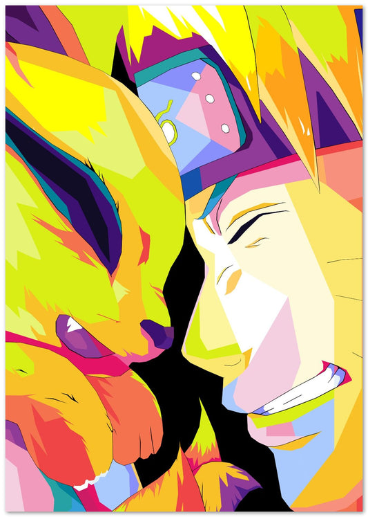 NARUTO KURAMA POP ART - @hikenthree