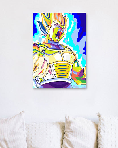 VEGETA POP ART - @hikenthree