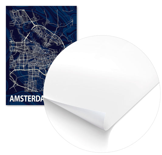 AMSTERDAM CROCUS MARBLE MAP - @Helios
