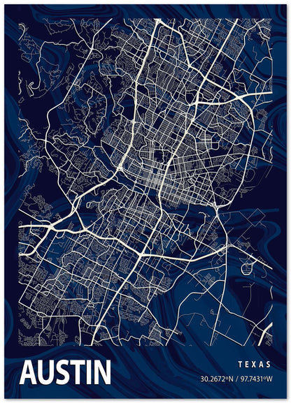 AUSTIN CROCUS MARBLE MAP  - @Helios