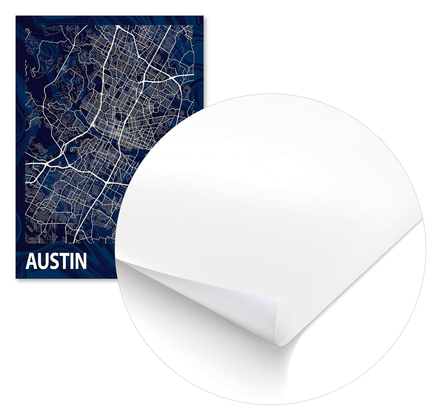 AUSTIN CROCUS MARBLE MAP  - @Helios