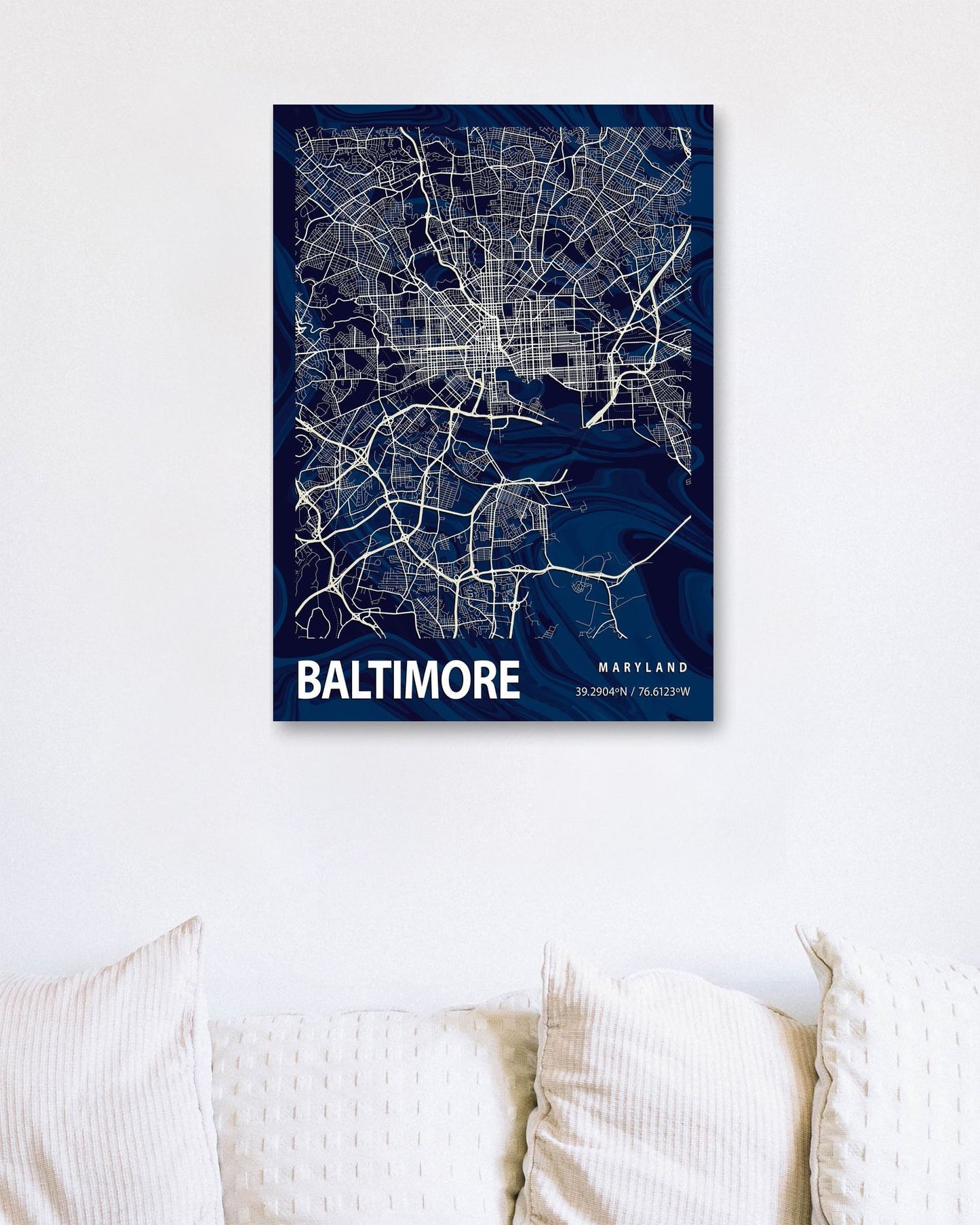 BALTIMORE CROCUS MARBLE MAP  - @Helios