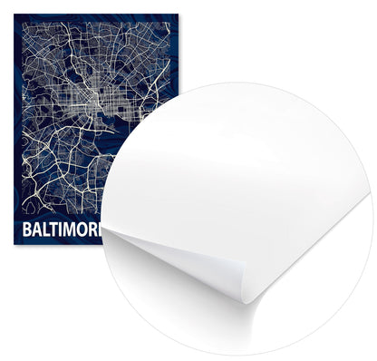 BALTIMORE CROCUS MARBLE MAP  - @Helios