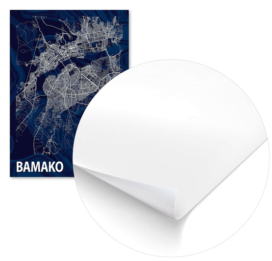 BAMAKO CROCUS MARBLE MAP  - @Helios
