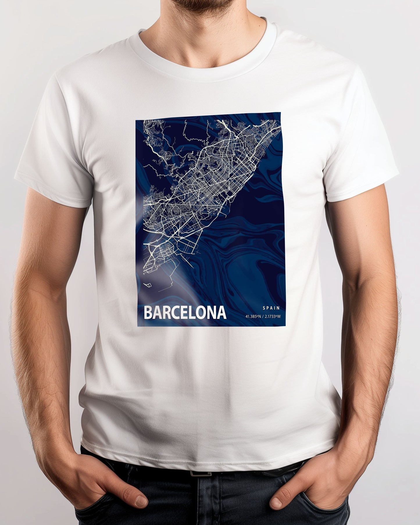 BARCELONA CROCUS MARBLE MAP  - @Helios
