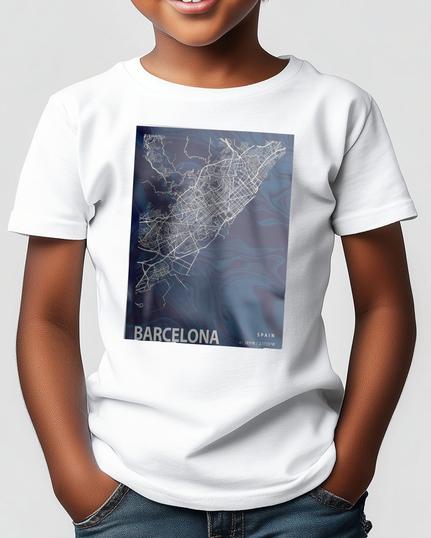 BARCELONA CROCUS MARBLE MAP  - @Helios