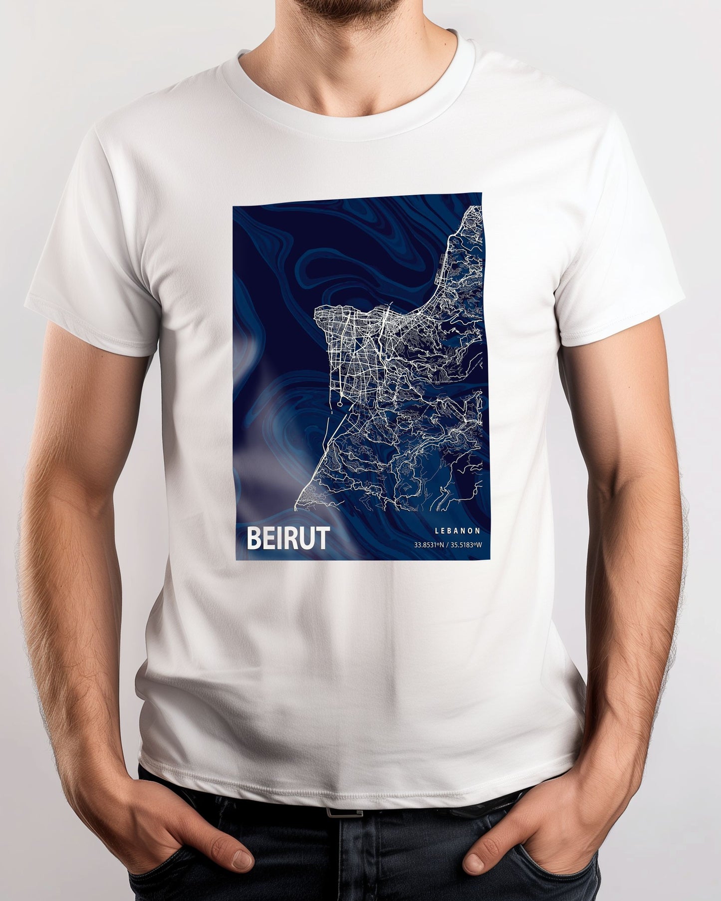 BEIRUT CROCUS MARBLE MAP  - @Helios