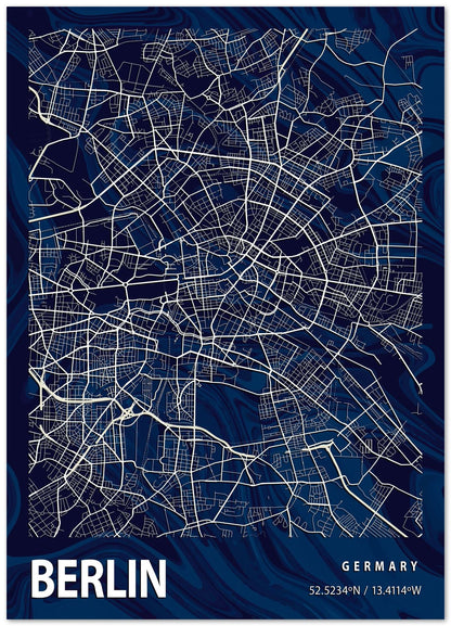 BERLIN CROCUS MARBLE MAP  - @Helios