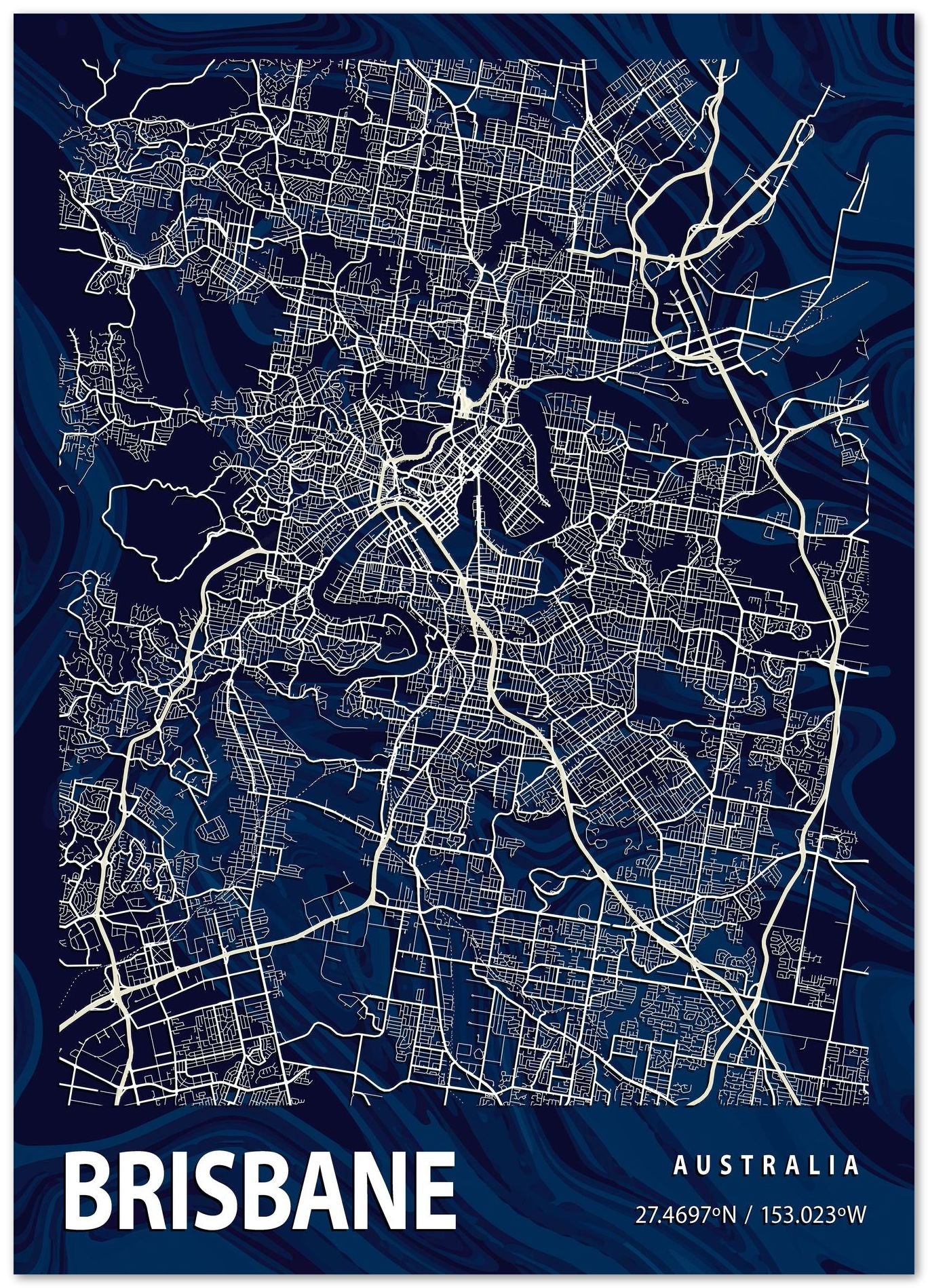 BRISBANE CROCUS MARBLE MAP  - @Helios