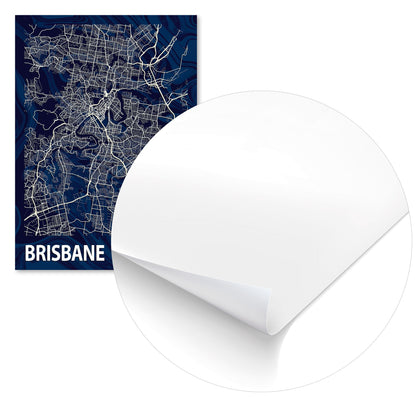 BRISBANE CROCUS MARBLE MAP  - @Helios