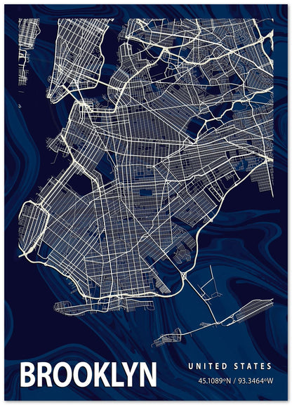 BROOKLYN CROCUS MARBLE MAP - @Helios