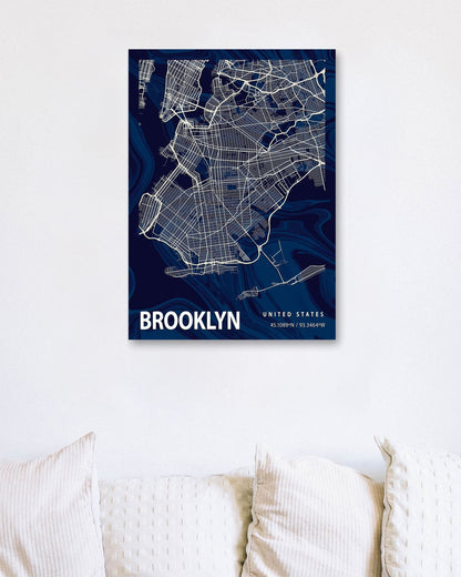BROOKLYN CROCUS MARBLE MAP - @Helios
