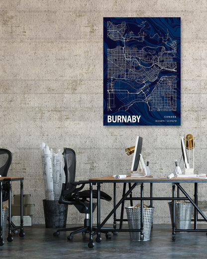 BURNABY CROCUS MARBLE MAP  - @Helios
